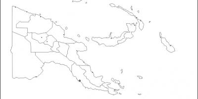 Harta papua noua guinee harta contur