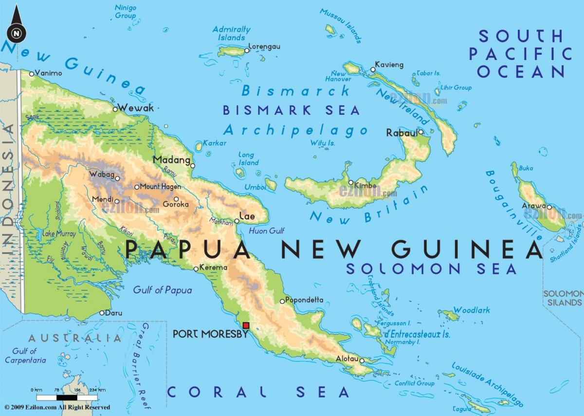 harta de capitala papua noua guinee