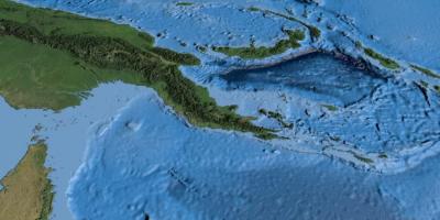 Harta de harta prin satelit de papua noua guinee