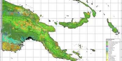 Harta papua noua guinee climatice