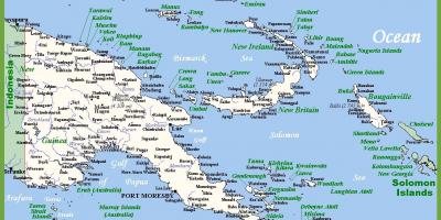 Papua noua guinee în hartă